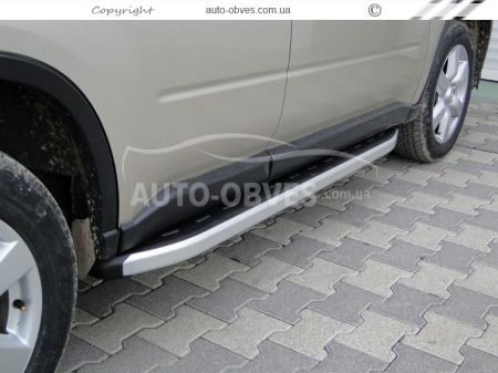 Profile running boards Nissan X-Trail t31 - Style: Range Rover фото 2