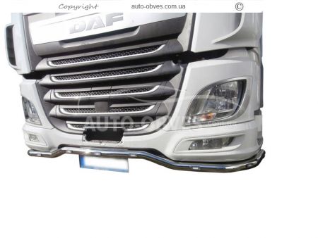 Front bumper protection DAF XF, CF euro 6 - additional service: installation of diodes фото 0