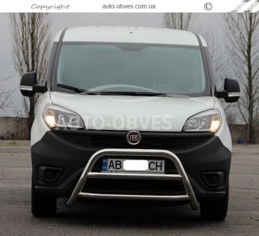 Кенгурятник Fiat Doblo 2015-... - тип: на 2 перемички фото 1