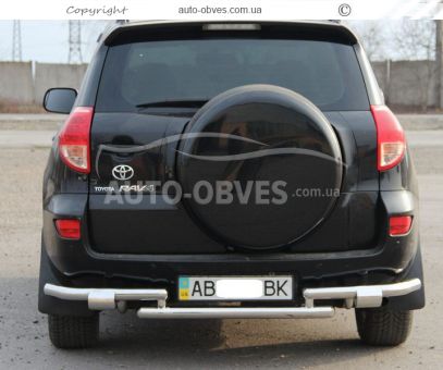 Защита заднего бампера Toyota Rav4 фото 3