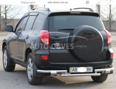 Защита заднего бампера Toyota Rav4 фото 1