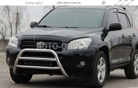 Front bar Toyota Rav4 2006-2010 - type: 2 jumpers фото 2