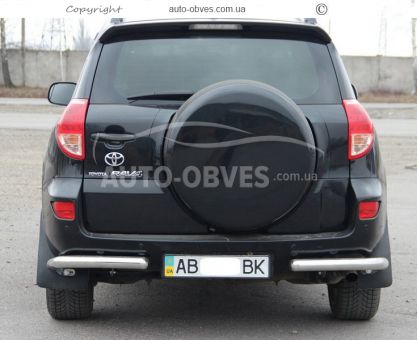 Защита заднего бампера Toyota Rav4 - тип: углы одинарные фото 3