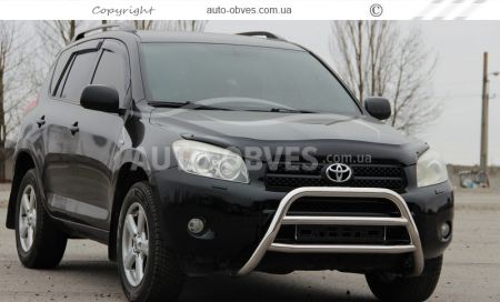 Front bar Toyota Rav4 2006-2010 - type: 2 jumpers фото 3