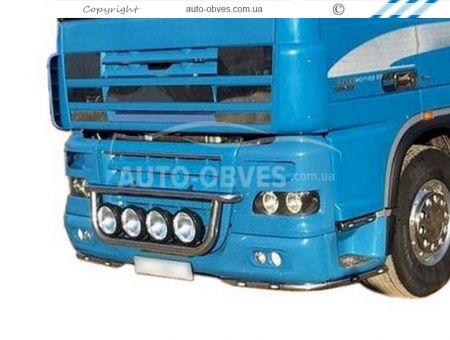 Headlight holder for grille DAF XF euro 5 service: installation of diodes фото 3