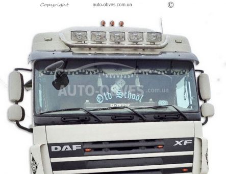 Roof headlight holder DAF XF service: installation of diodes фото 6