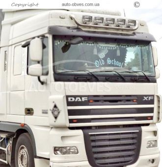 Roof headlight holder DAF XF service: installation of diodes фото 5