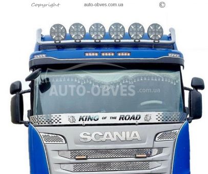 Тримач для фар на дах Scania G, послуга: встановлення діодів фото 3