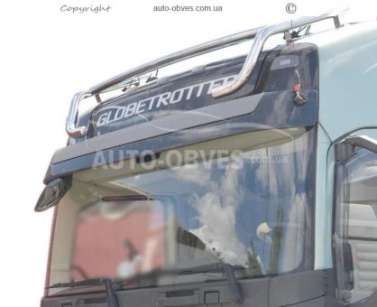 Holder for headlights on the roof of Volvo FH euro 6 - service: installation of diodes фото 11