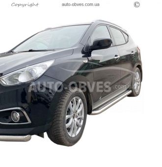 Боковые площадки Hyundai ix35 Ø:42|51|60мм фото 0