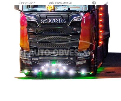 Накладки на фари окантовки Scania S, R euro 6 2016-... фото 5