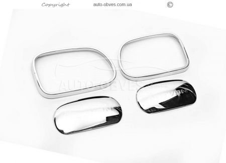 Ssangyong Actyon abs chrome mirror caps фото 2