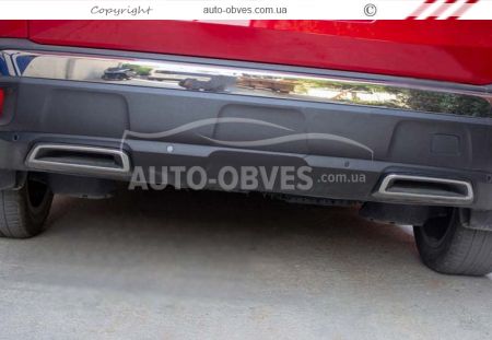 Exhaust trim for Peugeot 3008 2016-... фото 2