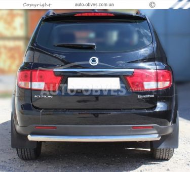Ssangyong Kyron rear bumper protection - type: single pipe фото 1