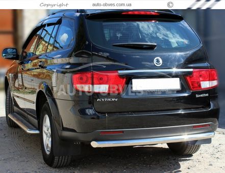 Ssangyong Kyron rear bumper protection - type: single pipe фото 3