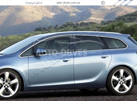 Full glass edging Opel Astra J 2010-2016 in SW body фото 2