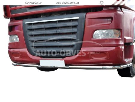 Front bumper protection DAF XF euro 5 - additional service: installation of diodes фото 0