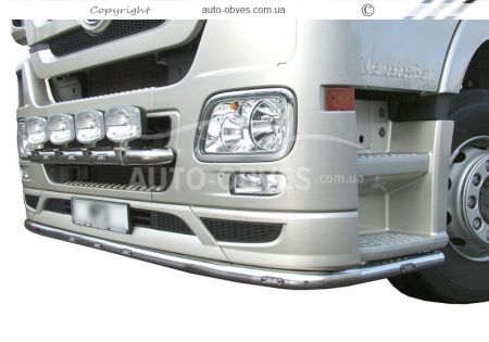 Защита переднего бампера Mercedes Actros MP2 - доп услуга: установка диодов фото 2