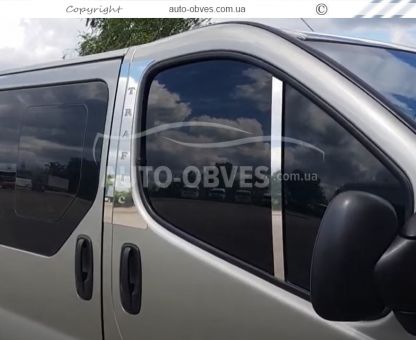 Edging of Opel Vivaro handles 2015-2019 4 pcs фото 2