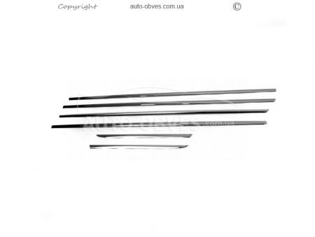 Window trim external Honda Civic 6 pcs фото 0