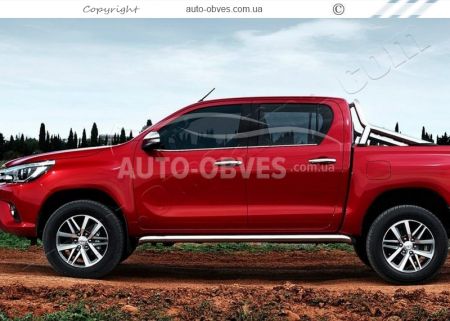 Окантовка нижня Toyota Hilux 2015-2020 - тип: 4 шт фото 3