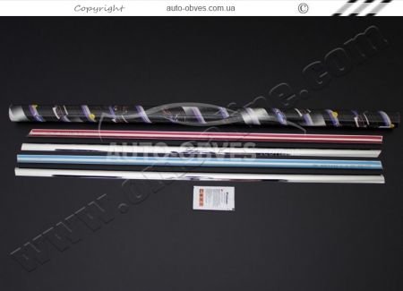 Наружная окантовка окон нижняя Mitsubishi Lancer X фото 2
