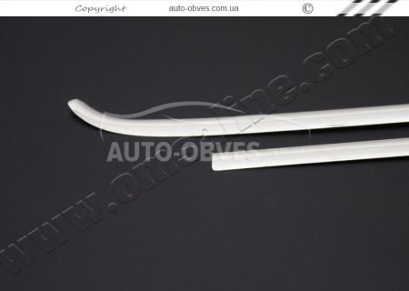 Glass edging Citroen Nemo, Peugeot Bipper stainless steel фото 3