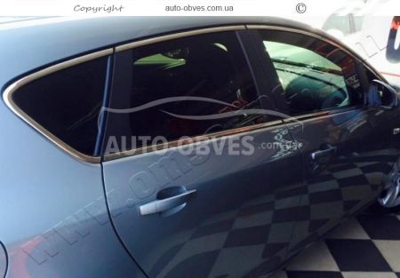 Full edging glass Opel Astra J 2010-2016 in the back of HB фото 2