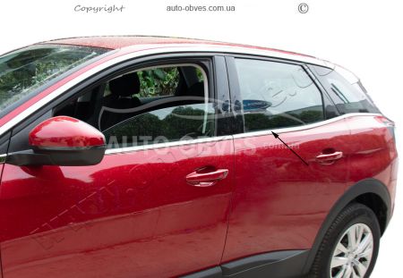 Окантовка окон нижняя для Opel Crossland X 2017-... фото 2