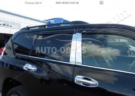 Окантовка вікон Toyota Prado 150 2018-2023 фото 2