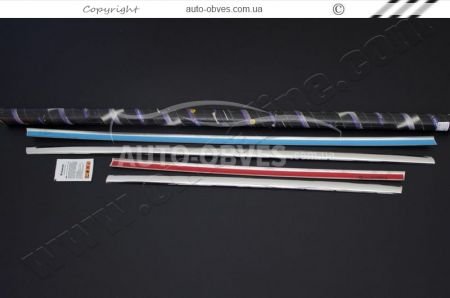 Окантовка окон Renault Captur 2013-2019 фото 3