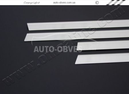 Lower glass trim Citroen C5 stainless steel 6 pcs фото 3