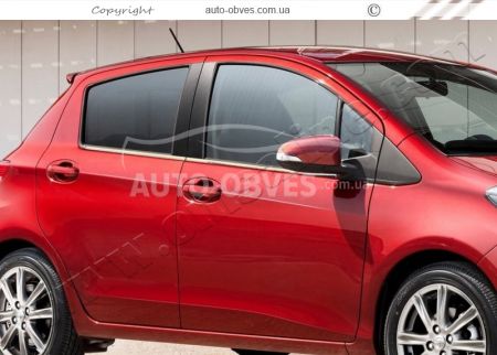 Наружная окантовка стекол Toyota Yaris III фото 2