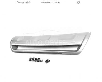 Накладка на передній бампер Kia Sorento 2010-2012 - тип: абс пластик фото 0