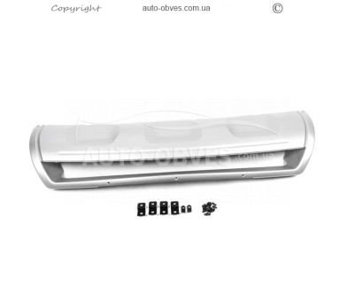 Накладка на передний бампер Kia Sorento 2010-2012 - тип: абс пластик фото 1