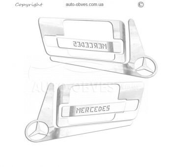 Накладки на ручки Mercedes Actros MP2 2001-2008 - тип: 6 шт фото 0