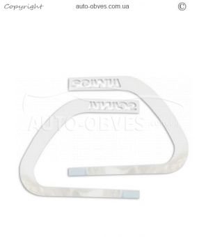 Door overlays for Scania - type: edging over handles 4 elements photo 0