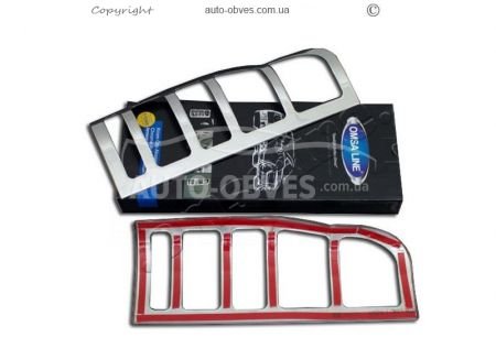 Ford Transit Leg pads, stainless steel фото 2