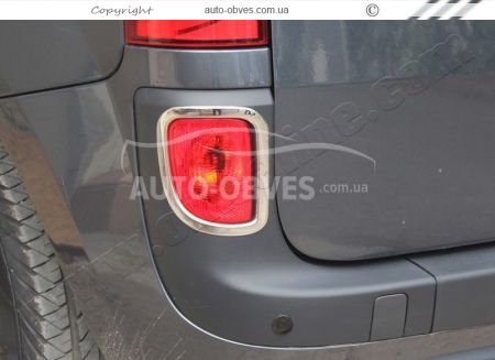 Накладки на задние рефлекторы Renault Kangoo 2013-… фото 2