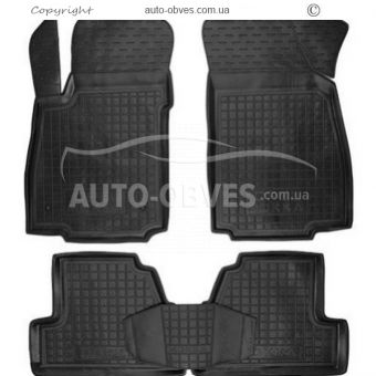 Floor mats Opel Mokka 2012-... - type: polyurethane фото 0