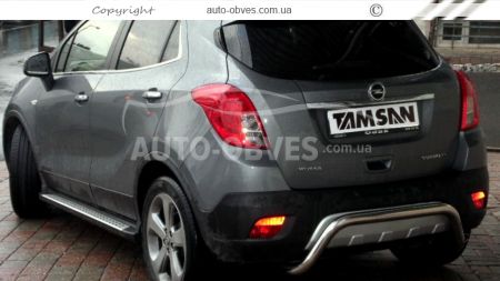Opel Mokka rear bumper protection - type: U-shaped фото 1