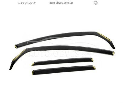 Wind deflectors insert Opel Astra J 2010-2016 photo 2