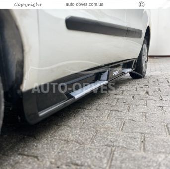 Накладки на пороги Opel Combo 2012-2018 фото 3