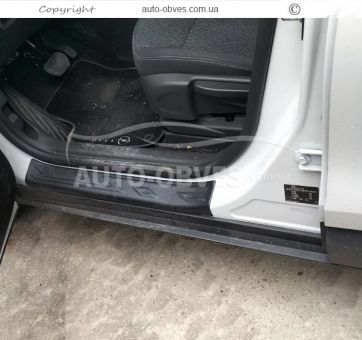 Накладки на дверные пороги Opel Crossland X - тип: abs пластик фото 3