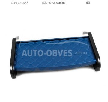 Полка на панель Opel Vivaro 2010-2014 - тип: синяя строчка фото 1