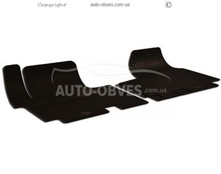 Floor mats rubber Nissan Primastar 2002-2014, 2 pcs фото 0