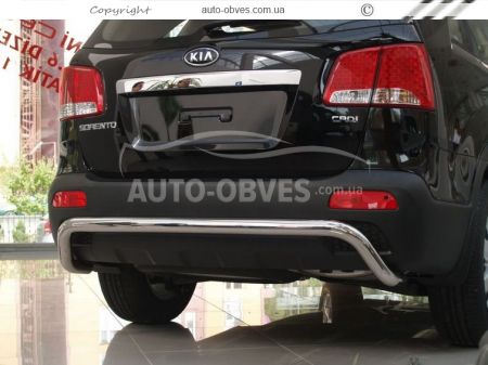 Rear bumper protection Kia Sorento - type: U-shaped фото 2