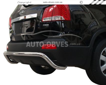 Rear bumper protection Kia Sorento - type: U-shaped фото 0