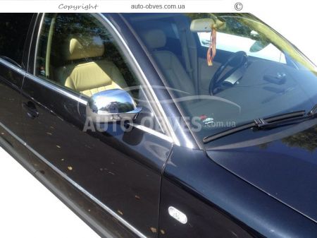 Covers for mirrors Volkswagen Passat B5 2003-2005 stainless steel фото 2