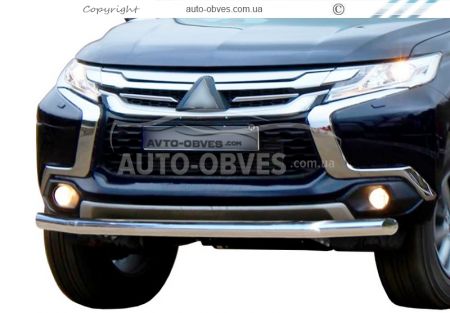 Одинарна дуга Mitsubishi Pajero Sport 2016-2019 фото 0